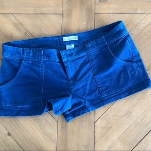 💙blue corduroy shorts💙